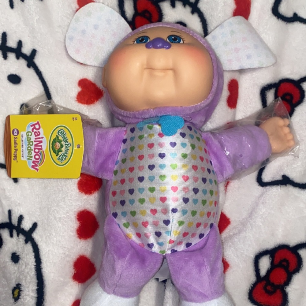 Rainbow Purple Heart Doll
